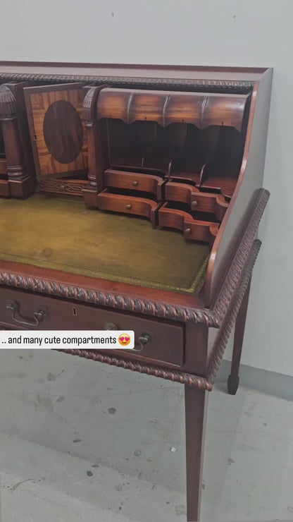 Carlton House Style Mahogany Desk