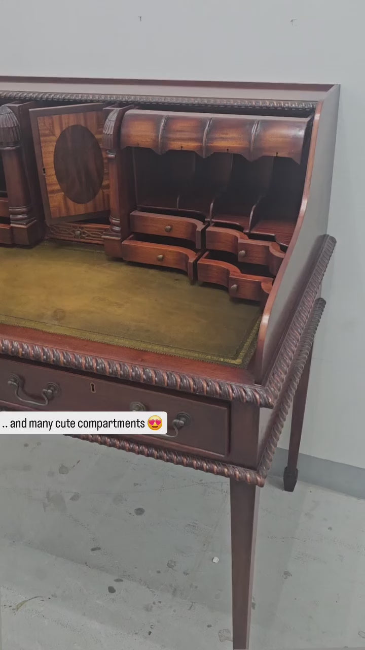 Carlton House Style Mahogany Desk