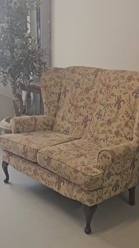 Vintage Wingback Armchair