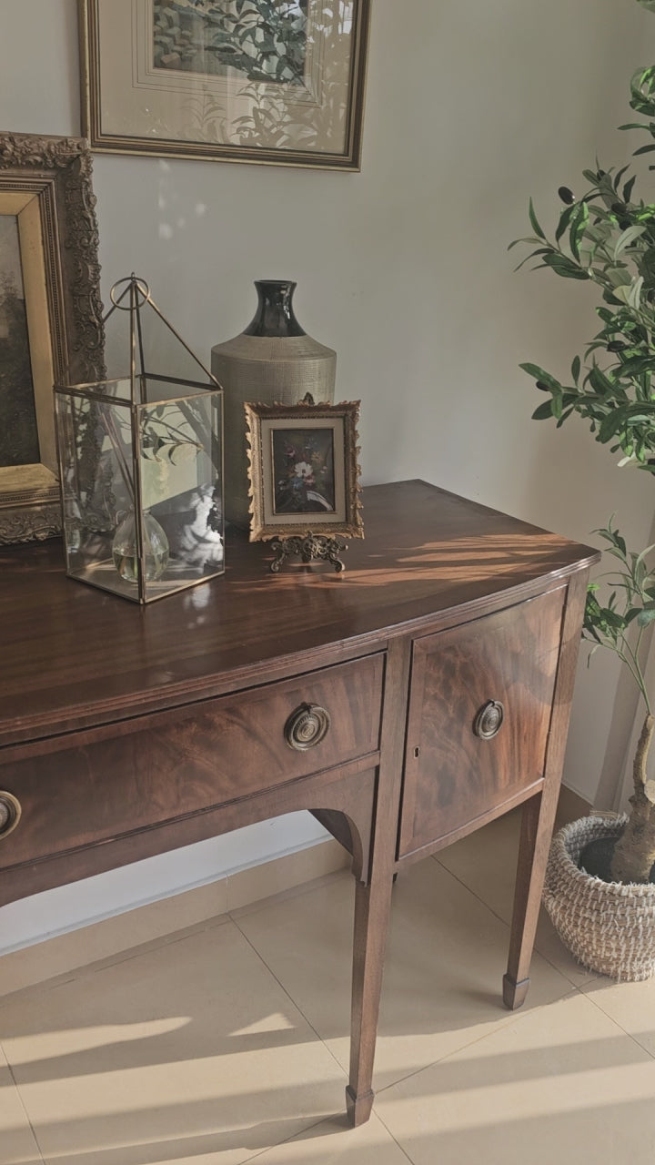 English Mahogany Sideboard c. 1920