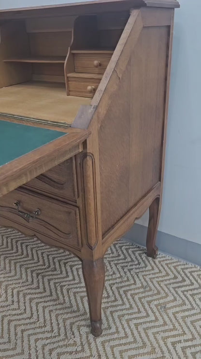 Louis XV Style Oak Bureau / Secretaire