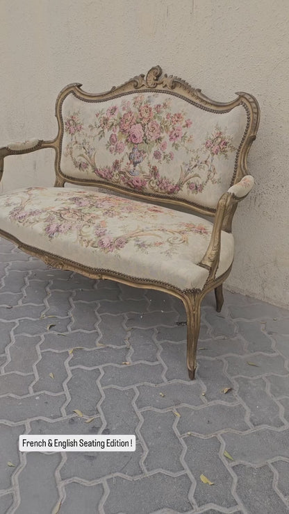 French Style Tapestry Seat