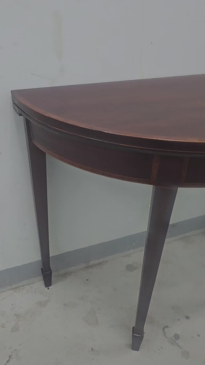 George III Style Mahogany Games Table