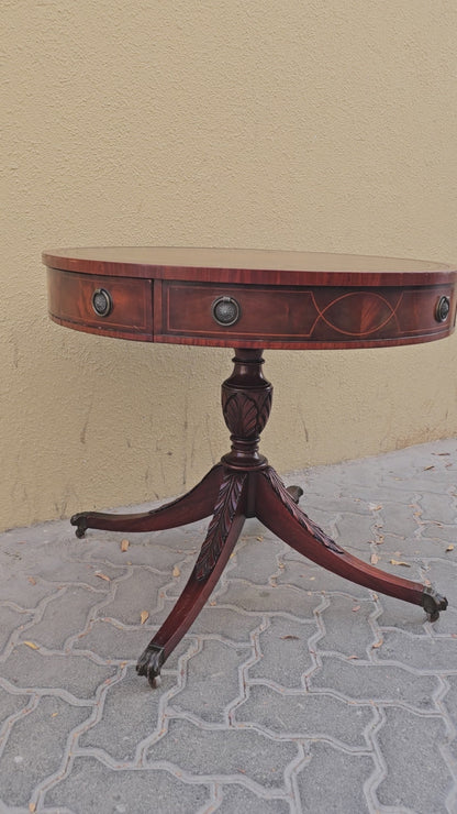 Fine Mahogany Drum Table