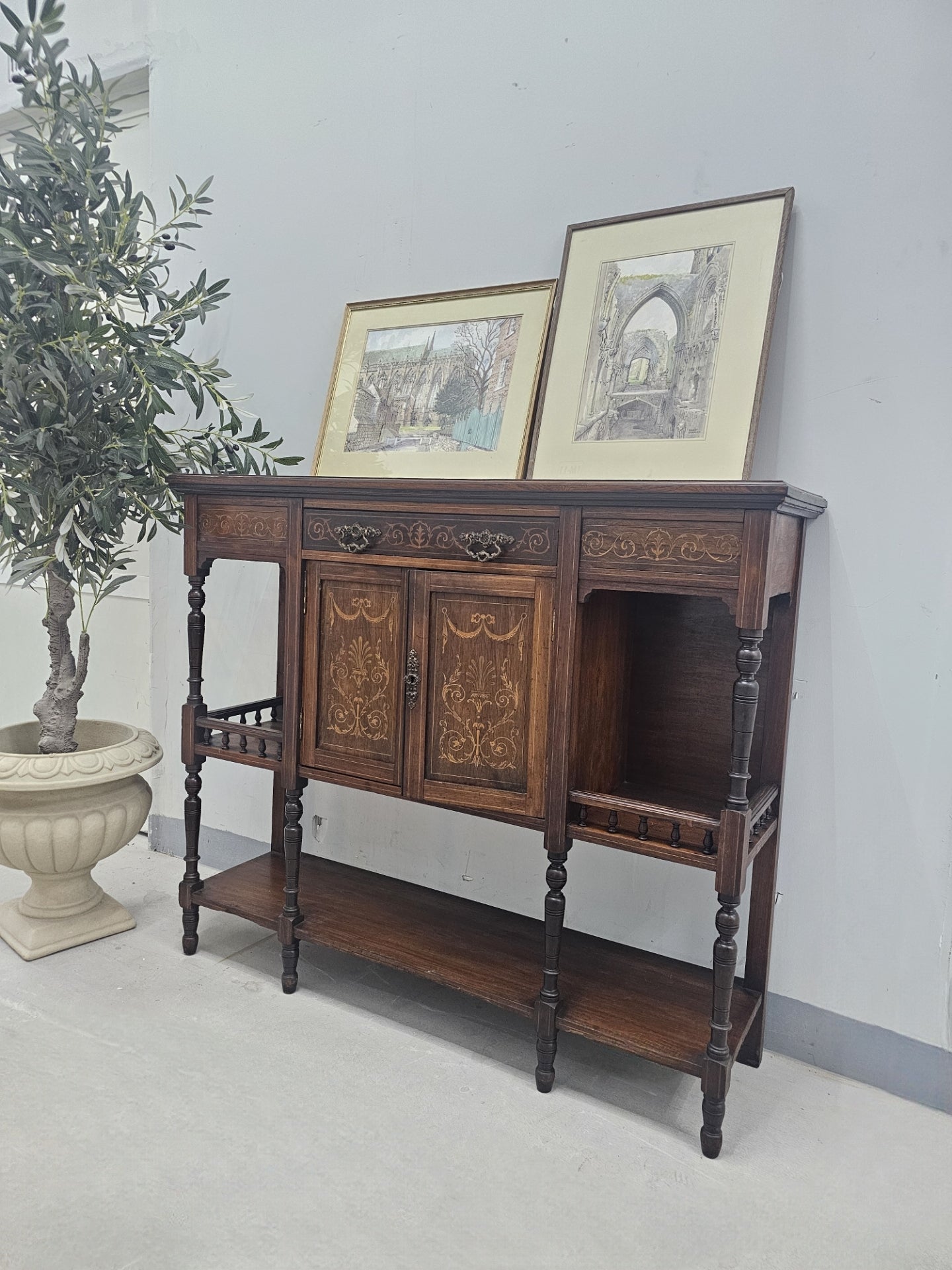 Edwardian Sideboard / Chiffonier