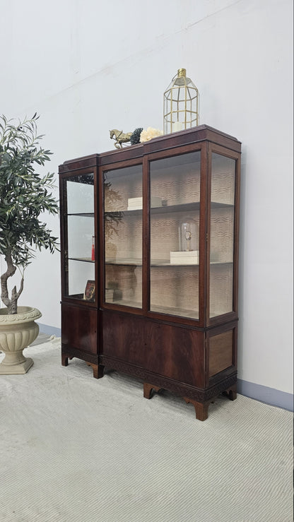 Mahogany Bookcase / Display Cabinet