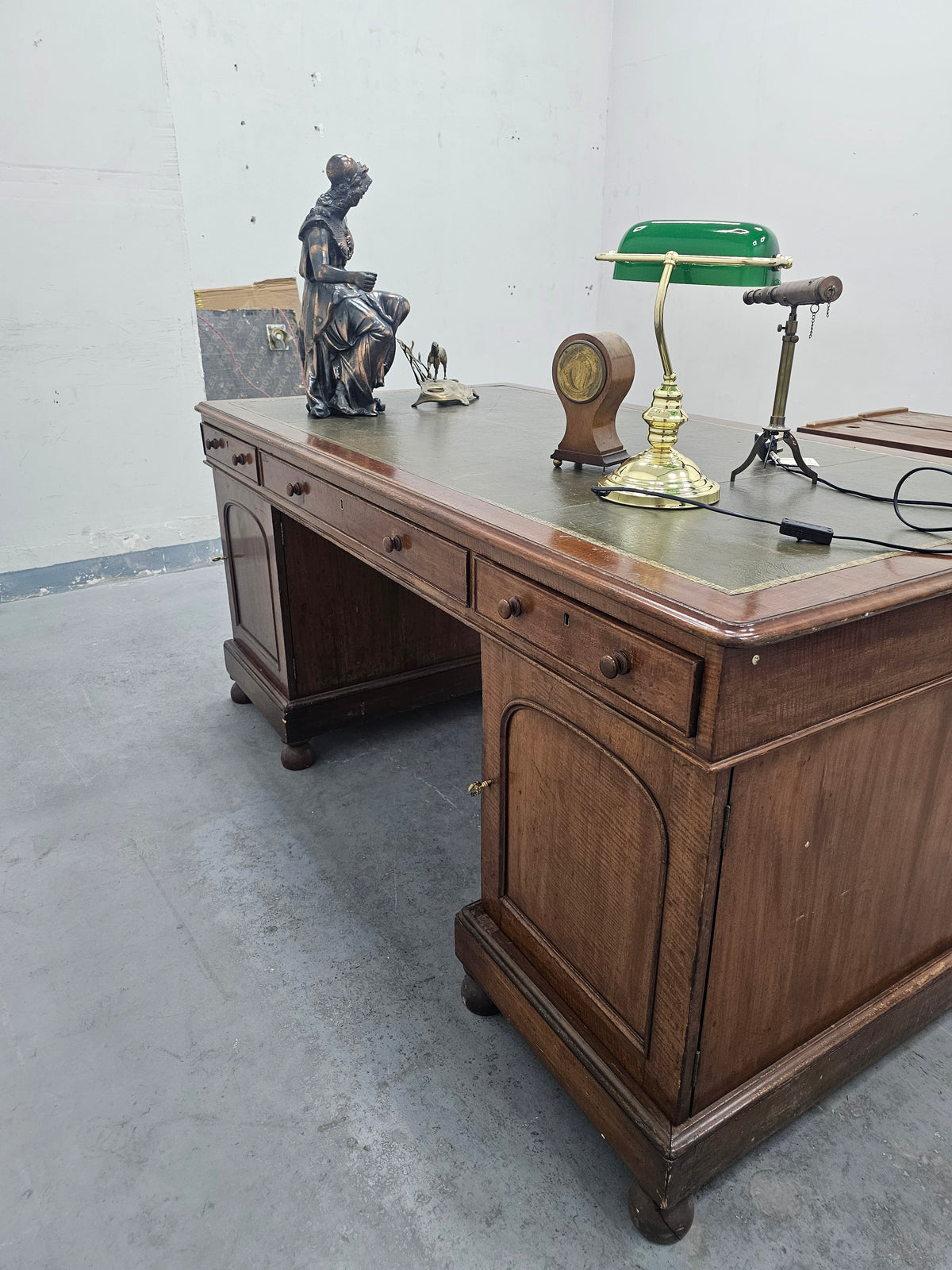 Mahogany Partners Desk c. 1880