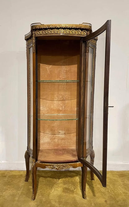 Louis XV Revival Gilt Vitrine