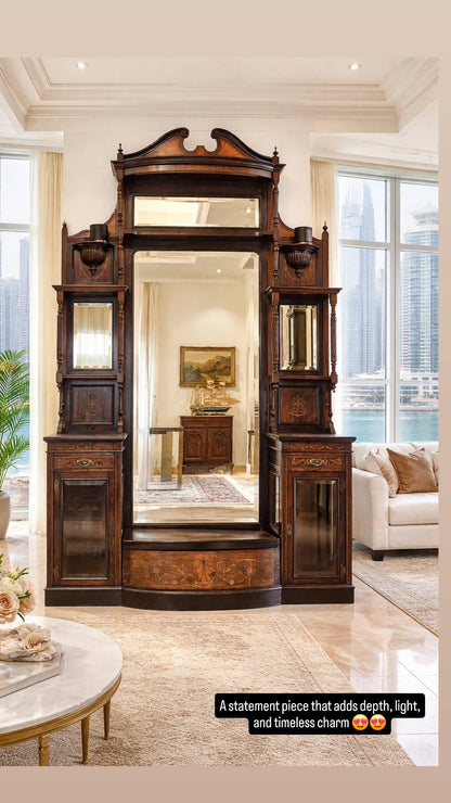 Grand Edwardian Sideboard / Chiffonier