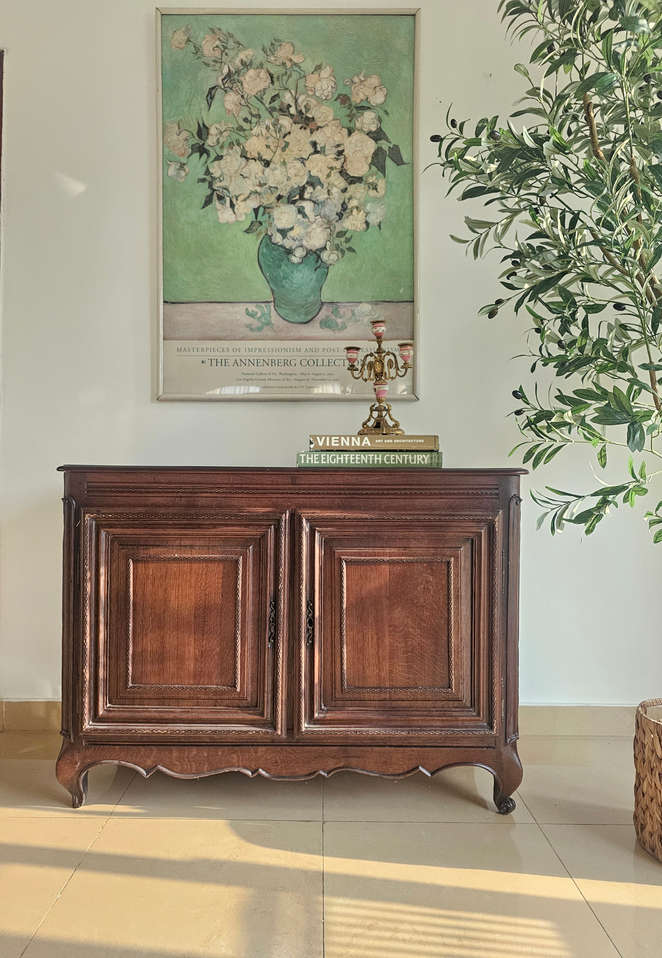 French Provincial Oak Buffet c. 1880