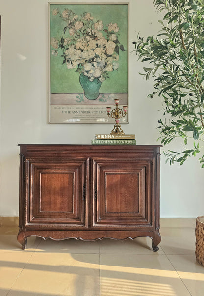 French Provincial Oak Buffet c. 1880