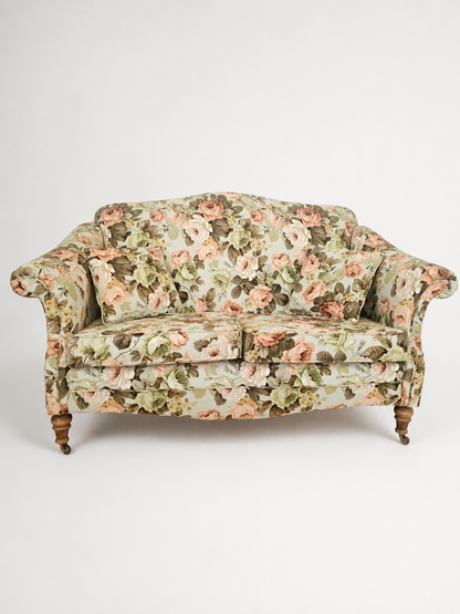 English Floral Country Sofa