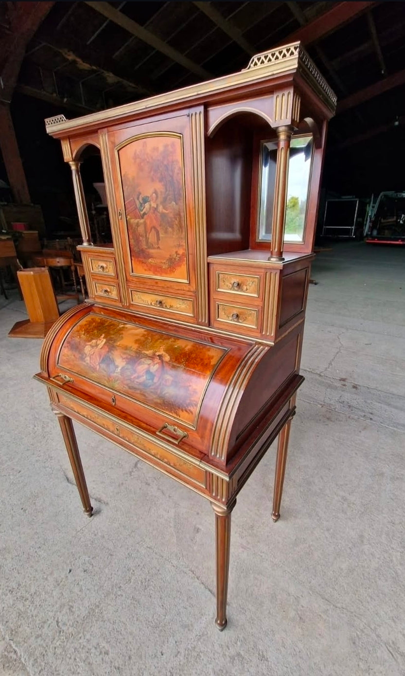 Louis XVI revival bureau à cylindre
