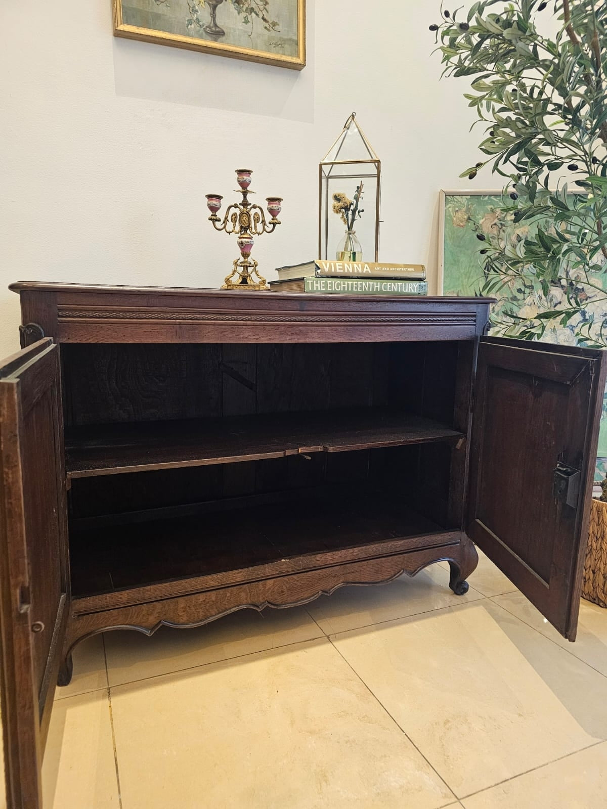 French Provincial Oak Buffet c. 1880
