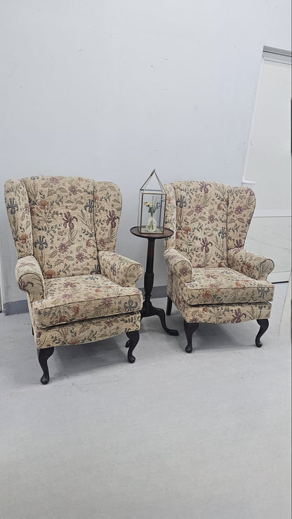 Vintage Wingback Armchair