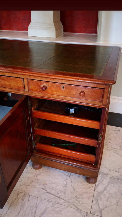 Mahogany Partners Desk c. 1880