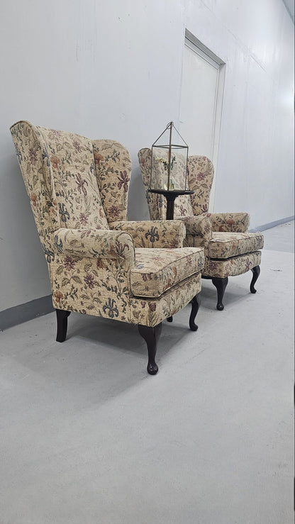 Vintage Wingback Armchair