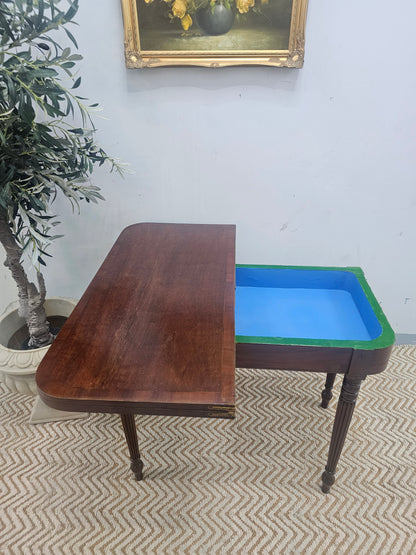 Mahogany Games Table, Circa 1890