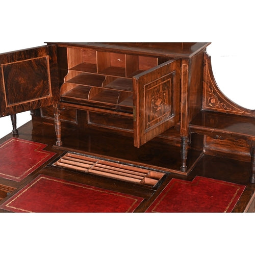 Edwardian Inlaid Desk c. 1900