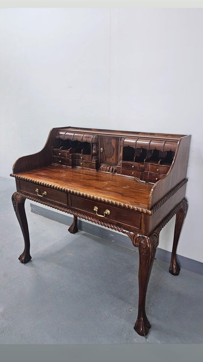 Chippendale Style Mahogany Escritoire