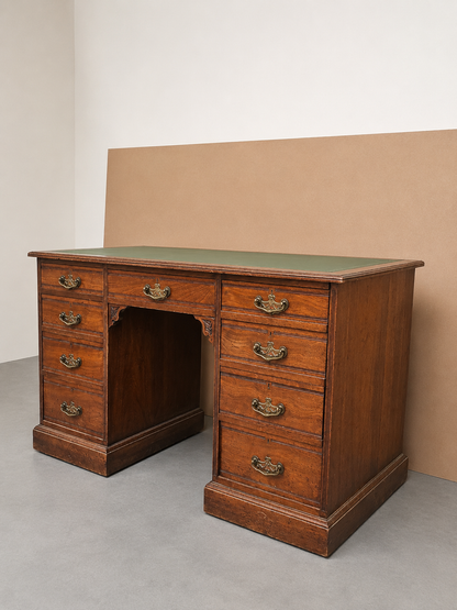 Victorian Twin Pedestal Desk c. 1880