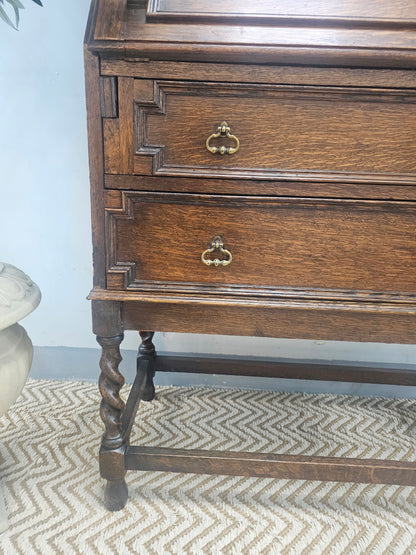 Edwardian Bureau Bookcase