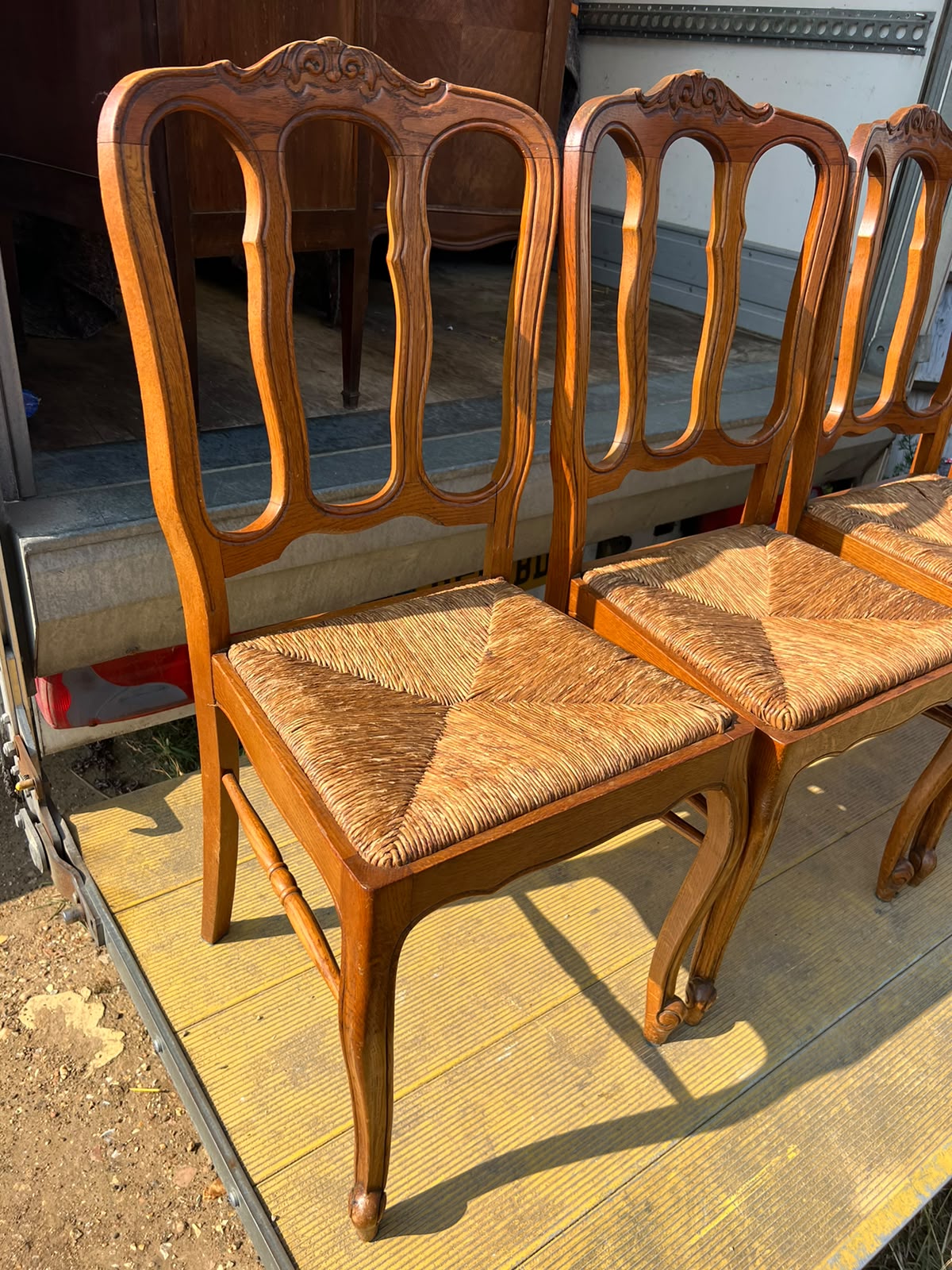 Set of 4 French Provincial Chairs
