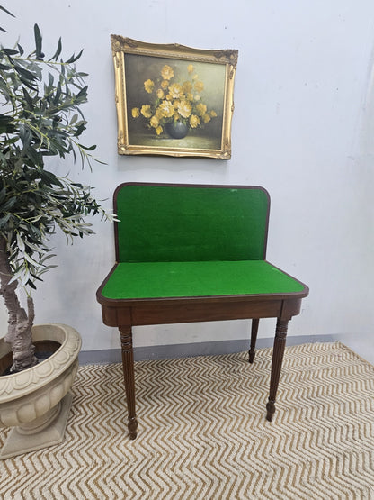 Mahogany Games Table, Circa 1890