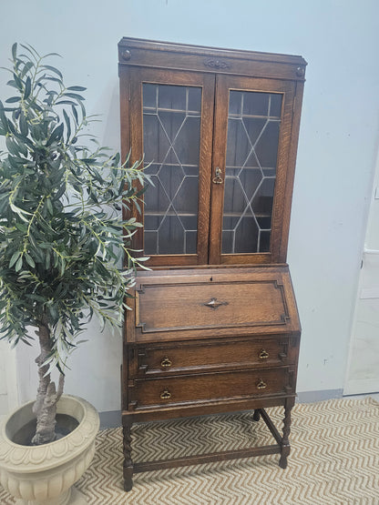 Edwardian Bureau Bookcase