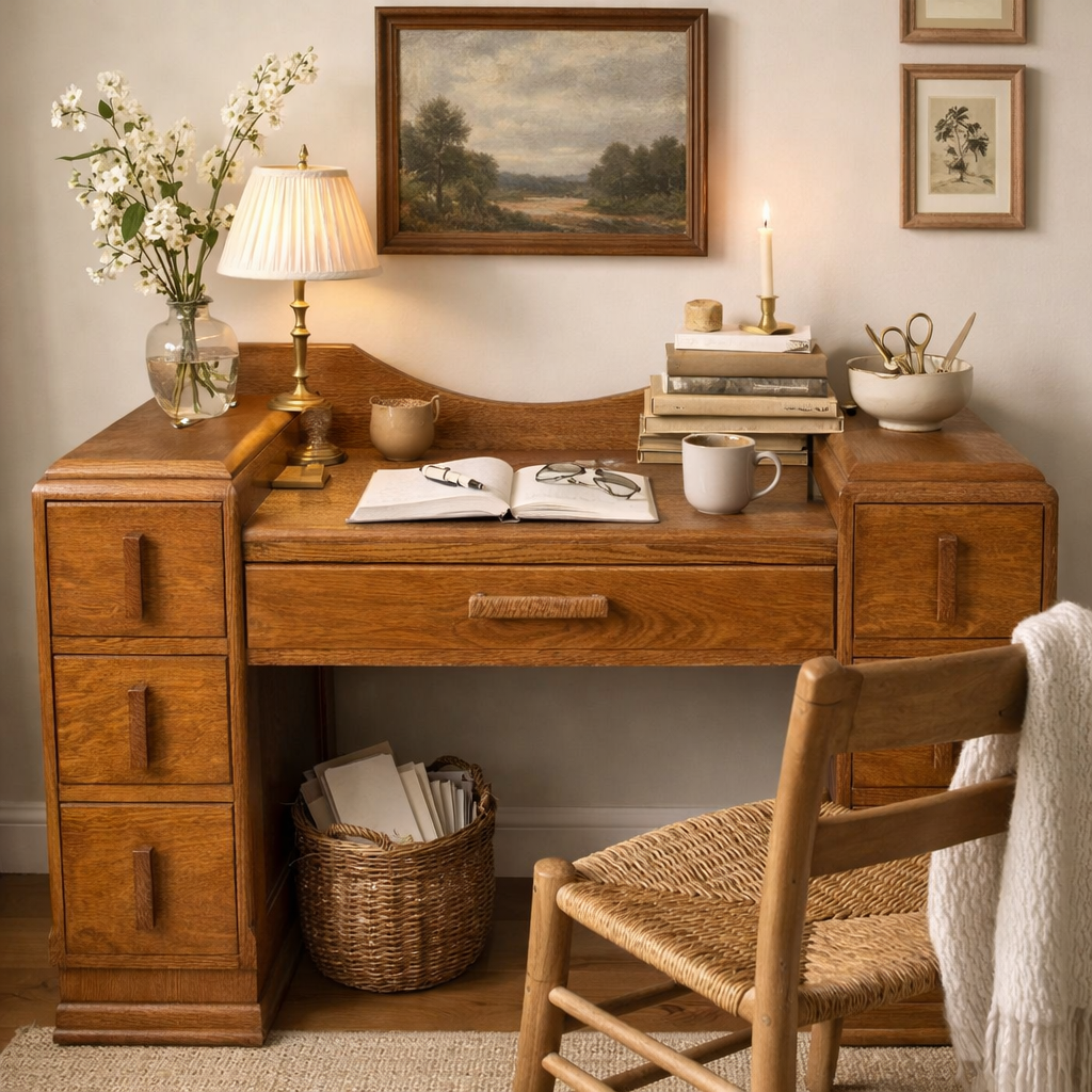 Art Deco Vanity/Desk, available Jan