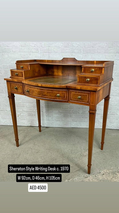 Sheraton Style Desk c. 1970