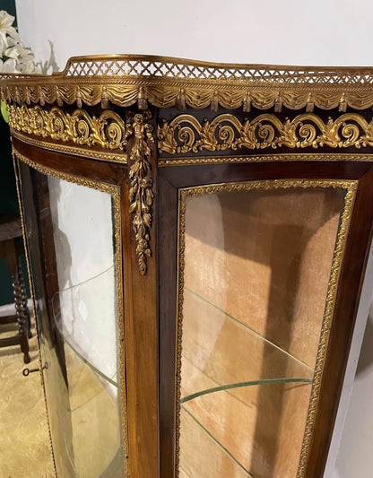 Louis XV Revival Gilt Vitrine