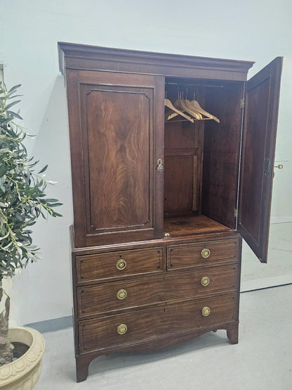 Antique Gerogian Style Mahogany Wardrobe