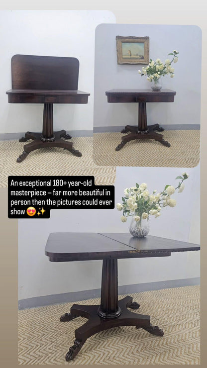 Victorian Card / Tea Table, Circa 1845