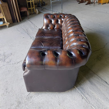 Vintage Leather Chesterfield Suite