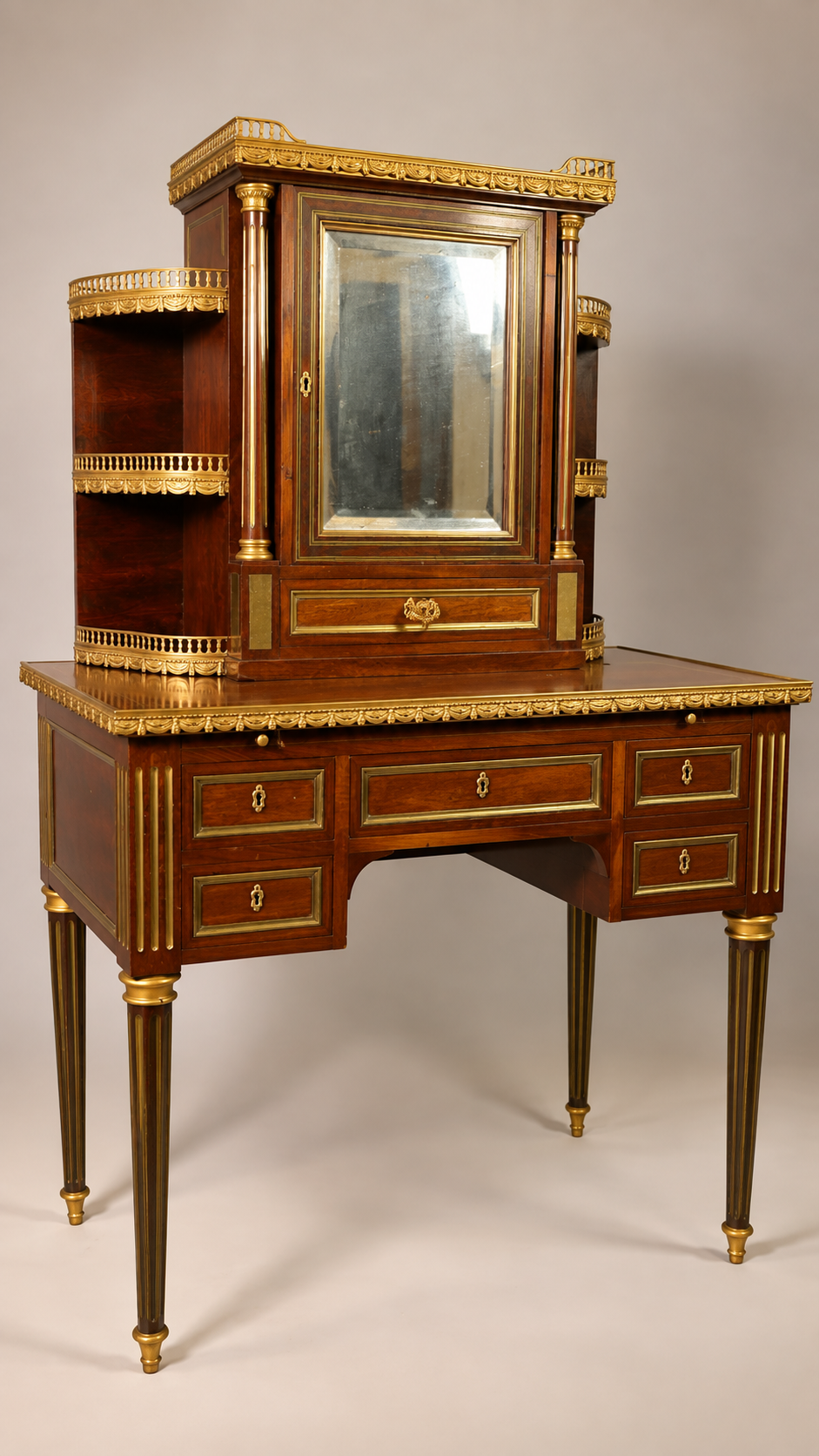 French Louis XVI Revival Bonheur du Jour c. 1900
