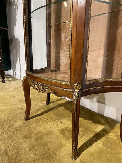 Louis XV Revival Gilt Vitrine