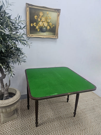 Mahogany Games Table, Circa 1890