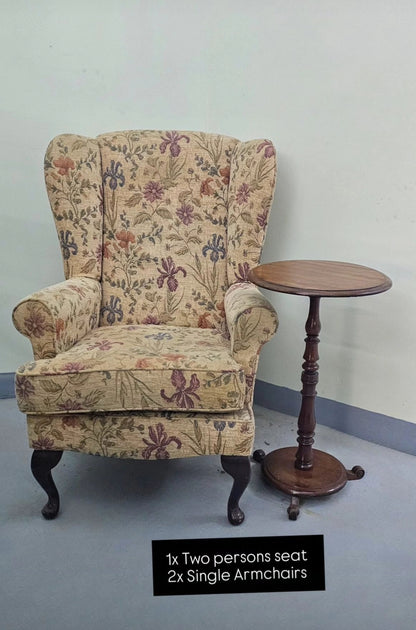 Vintage Wingback Armchair