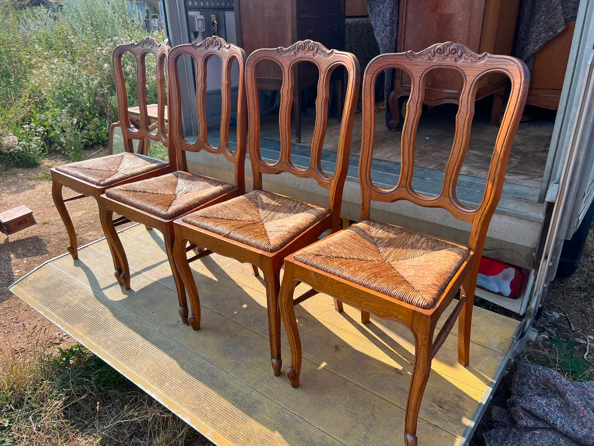 Set of 4 French Provincial Chairs