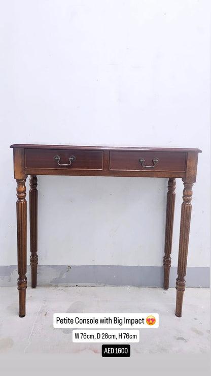 Mahogany Console c. 1970