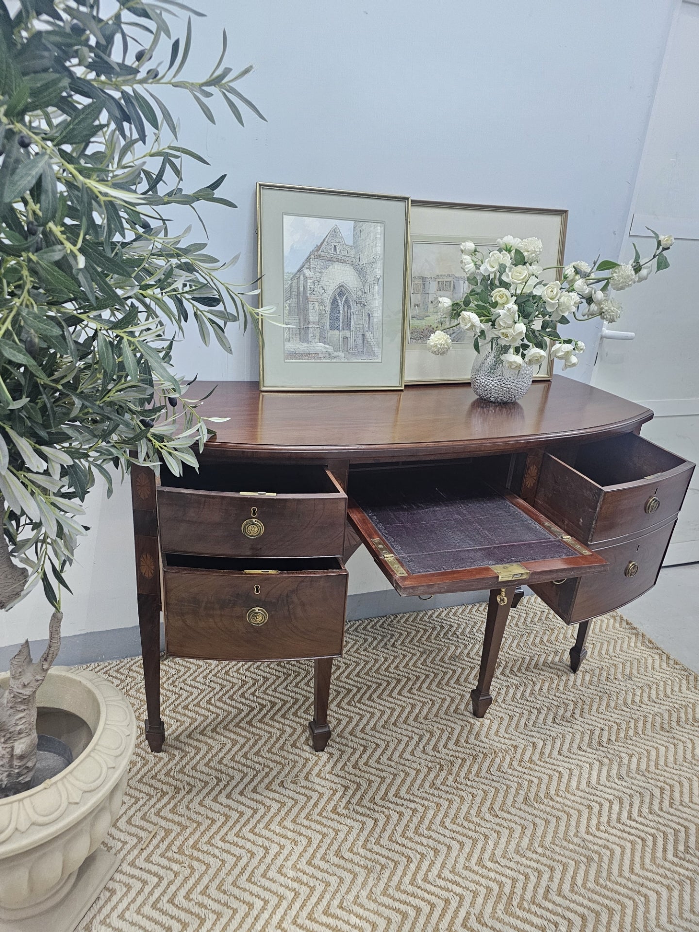 Mahogany Sideboard with Inlay