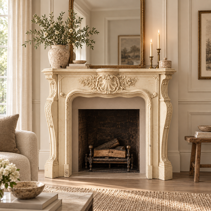 Louis XV Style Rococo Fire Surround