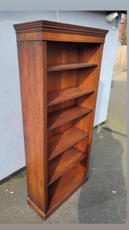 Georgian Style Open Bookcase c. 1970