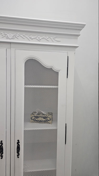 Mesh Armoire by Country Corner