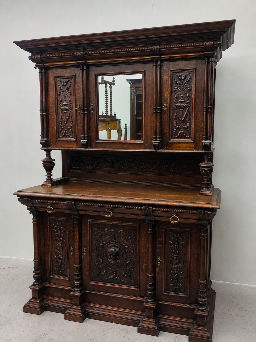 Renaissance Revival Buffet / Hutch, Circa 1890