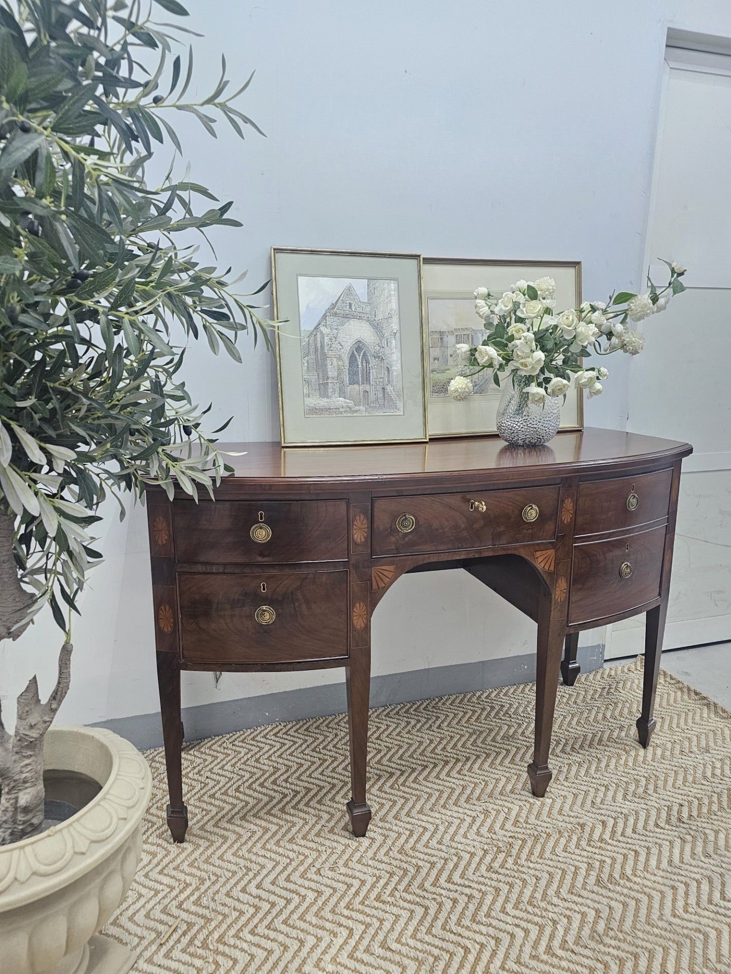 Mahogany Sideboard with Inlay