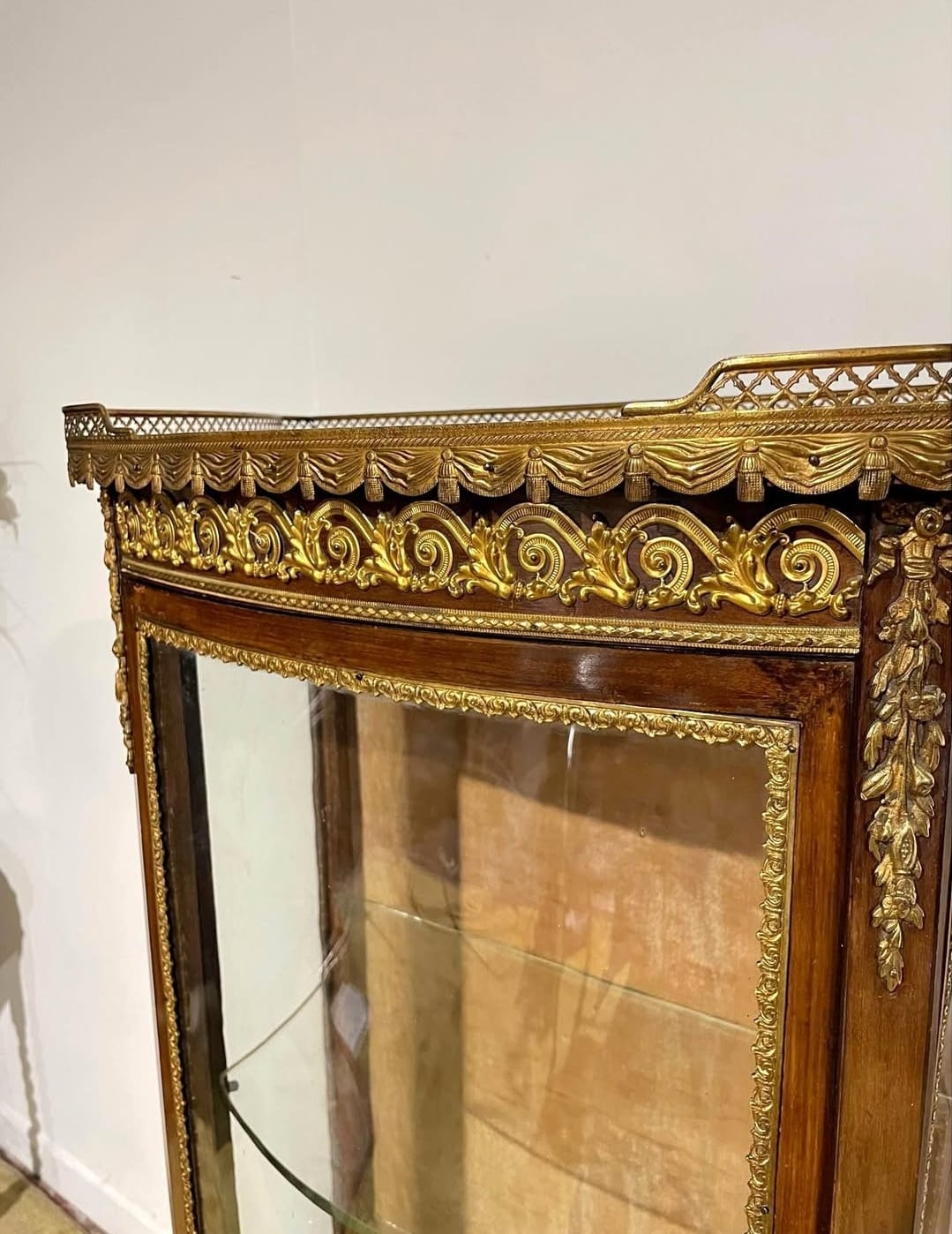 Louis XV Revival Gilt Vitrine