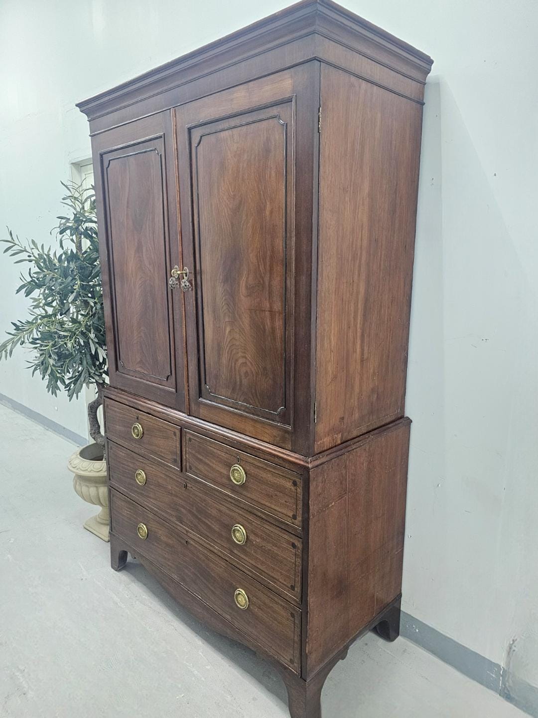 Antique Gerogian Style Mahogany Wardrobe