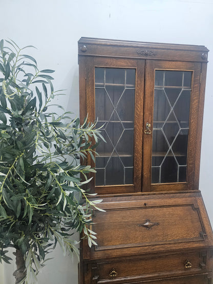 Edwardian Bureau Bookcase